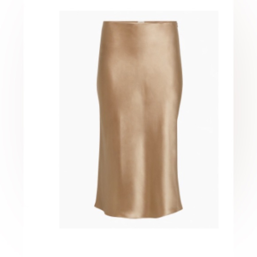 Wilfred
Ambience Silk Skirt gold camel size 8